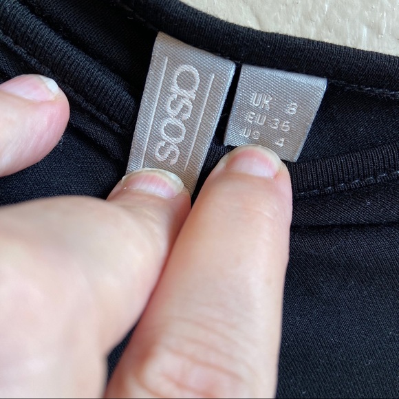 ASOS One Shoulder Form Fitting Back Slit Maxi - Picture 11 of 14